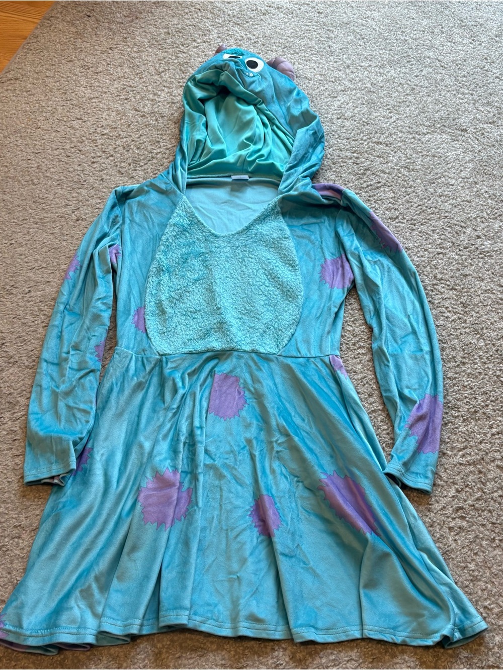 Disney Sully Costume Small Blue Halloween Women’s World Land Cruise